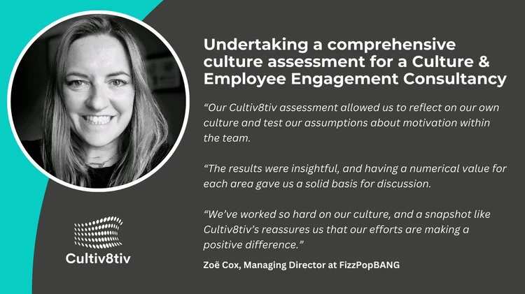 How a Cultiv8tiv assessment helped  FizzPopBANG better understand their strong internal culture
