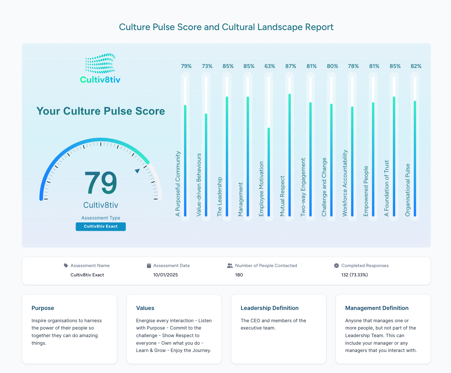 AI Powered Culture Assessment