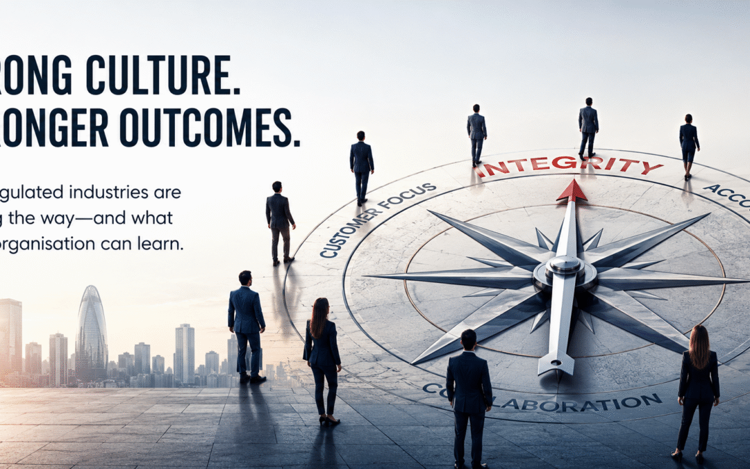 Why Regulated Industries Are Leading the Conversation on Organisational Culture — And Why Every Sector Should Pay Attention