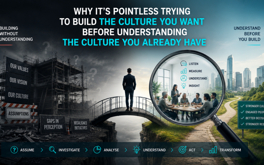 Why It’s Pointless Trying to Build the Culture You Want Before Understanding the Culture You Already Have